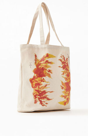 Travis Scott Cactus Jack x Fragment Flames Tote Bag | PacSun