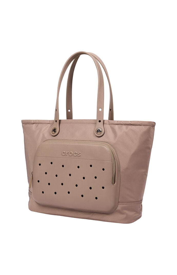 Crocs Latte Large Pocket Tote Bag