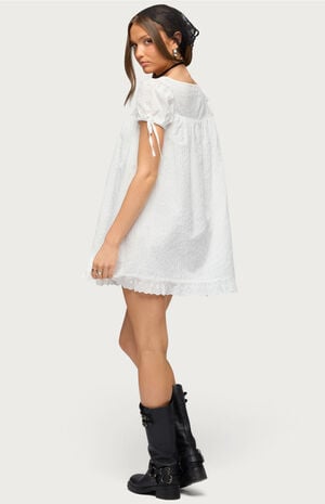 Sepid Striped Cotton Mini Dress image number 3