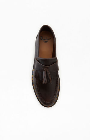 Adrian Crazy Horse Leather Tassel Loafers image number 5