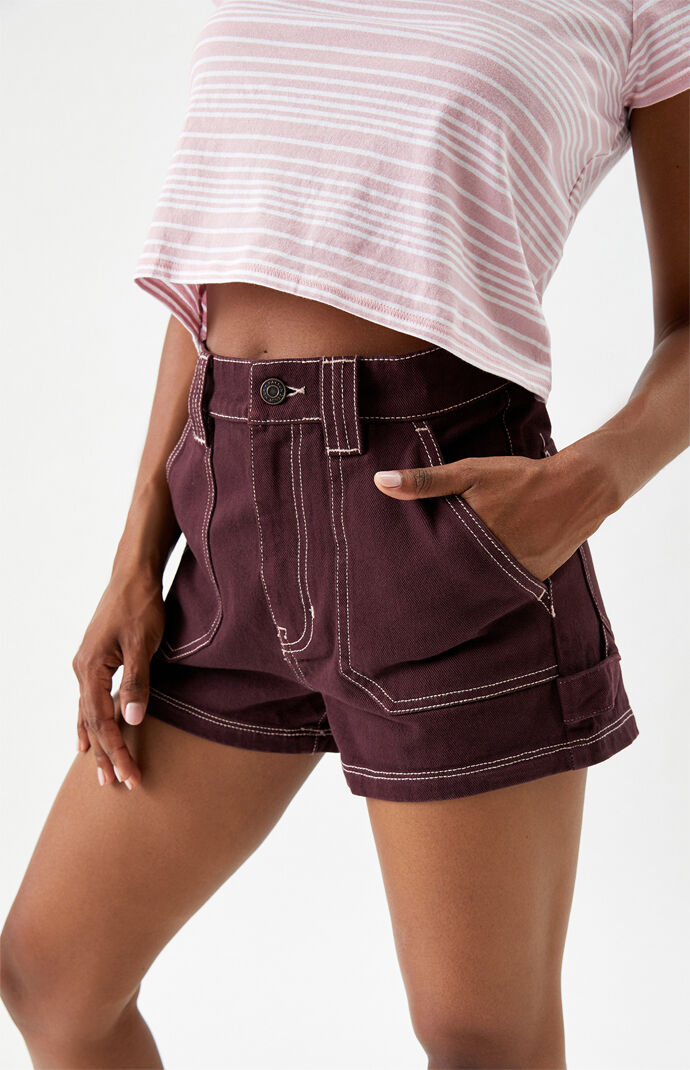 PacSun Boysenberry Skate Shorts at