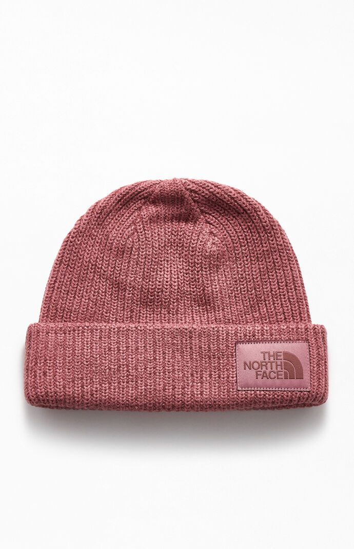 north face beanie pink