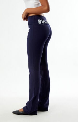 Yale Bulldogs Fold-Over Yoga Pants image number 3