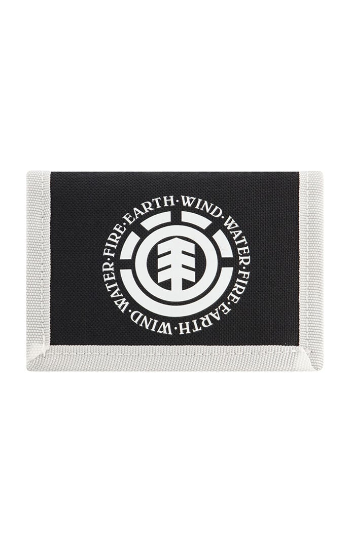 Element Black Tri-Fold Logo Wallet