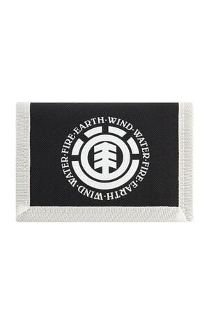 Black Tri-Fold Logo Wallet image number 1