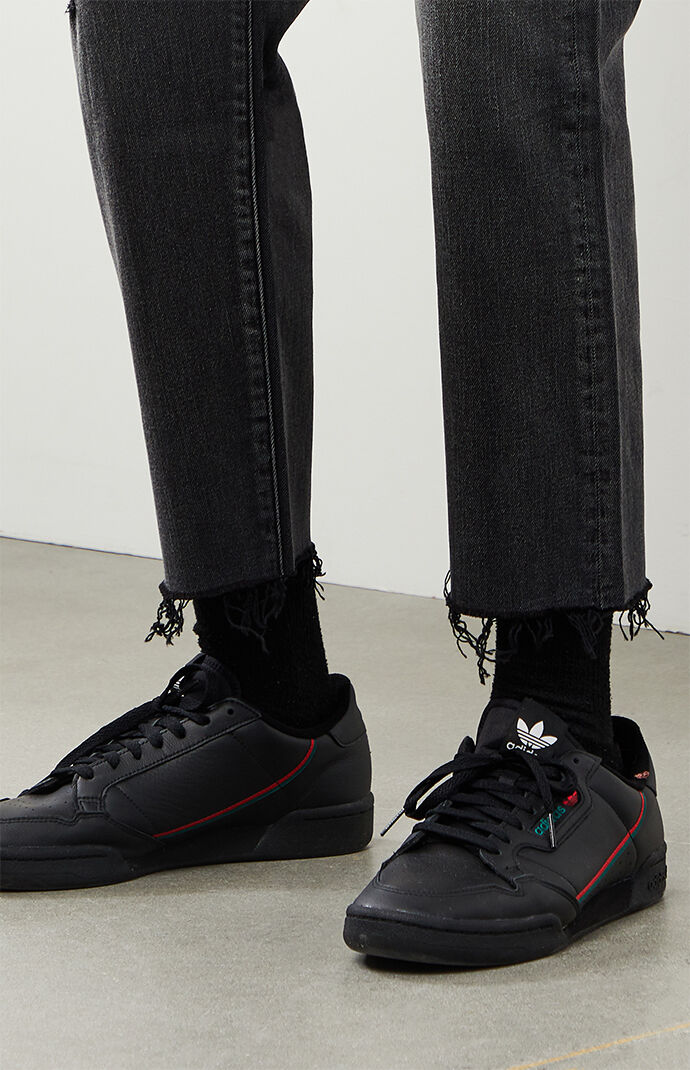 Gavin Black Cropped Vintage Loose Jeans