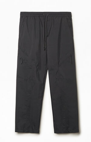 Active Black Nylon Baggy Cargo Pants image number 1