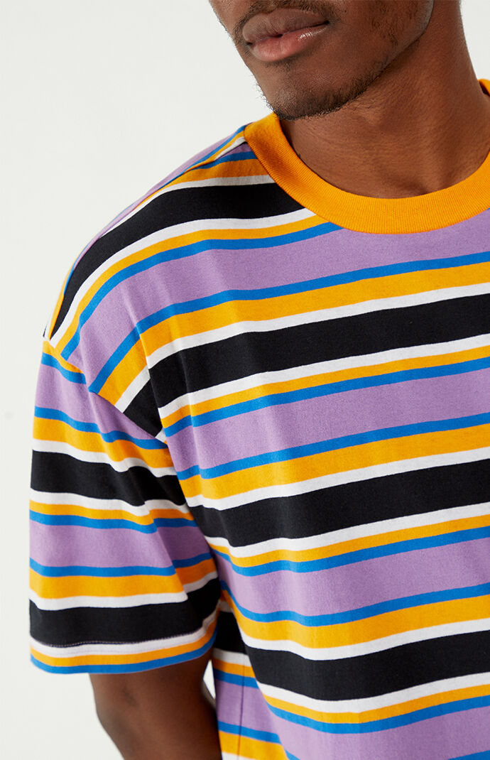 Striped Knit Boxy T-Shirt