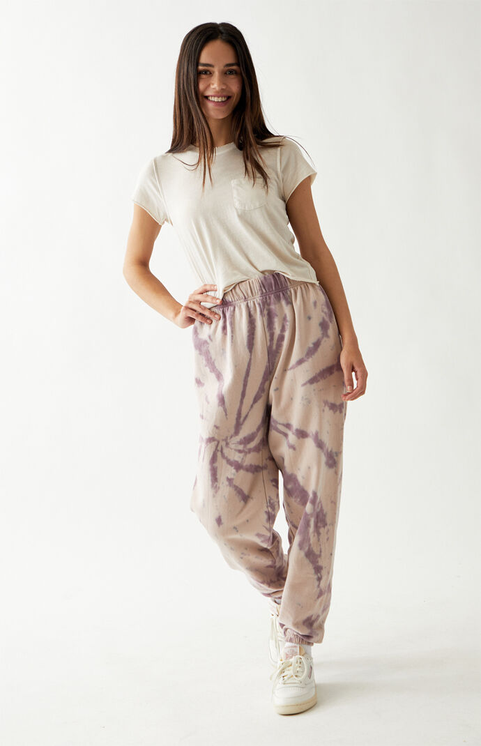 Mauve Tie Dye Sweatpants