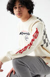 Rockets Flames Crew Neck Sweatshirt Rockets Flames Crew Neck Sweatshirt image number null