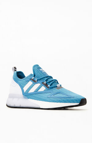 Women's Blue ZX 2K Boost Sneakers image number 1