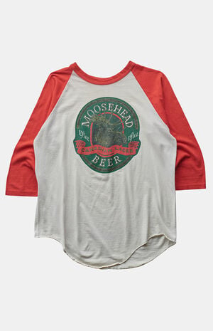 2000s Moosehead Beer Crew Neck T-Shirt image number 1