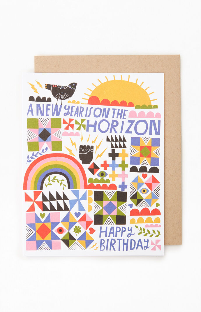 New Year Birthday Card