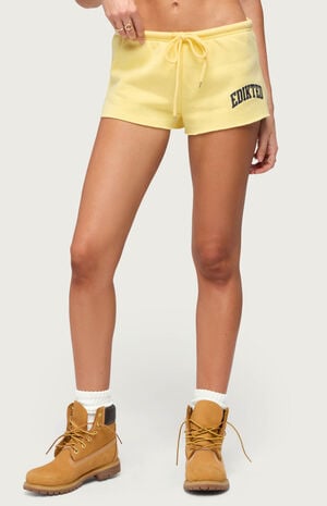 Sporty Babe Edikted Micro Shorts image number 1