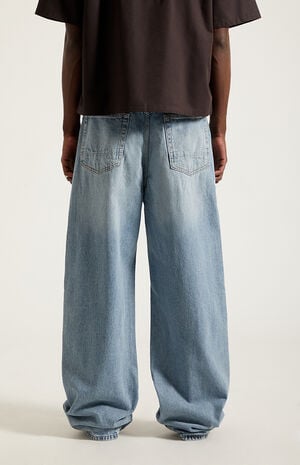 Blake Extreme Baggy Jeans Light Indigo image number 4