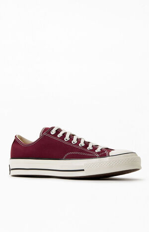 Recycled Chuck 70 Burgundy OX Low Shoes image number 1