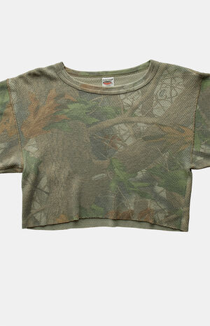 90s Camo Cropped Top image number 3