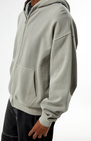 Vintage Washed Full Zip Hoodie image number 3