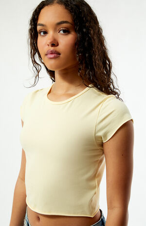 Clara Raw Hem Top image number 2