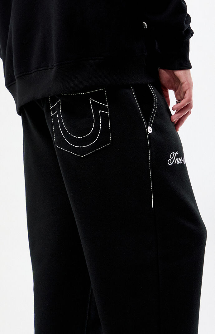 True Religion Crest Big T Baggy Sweatpants | Pacsun