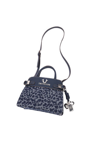 Beckham Leopard Jean Belted Tote Bag image number 8