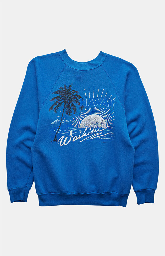 PS VINTAGE '80s Waikiki Hawaii Crew Neck Sweatshirt