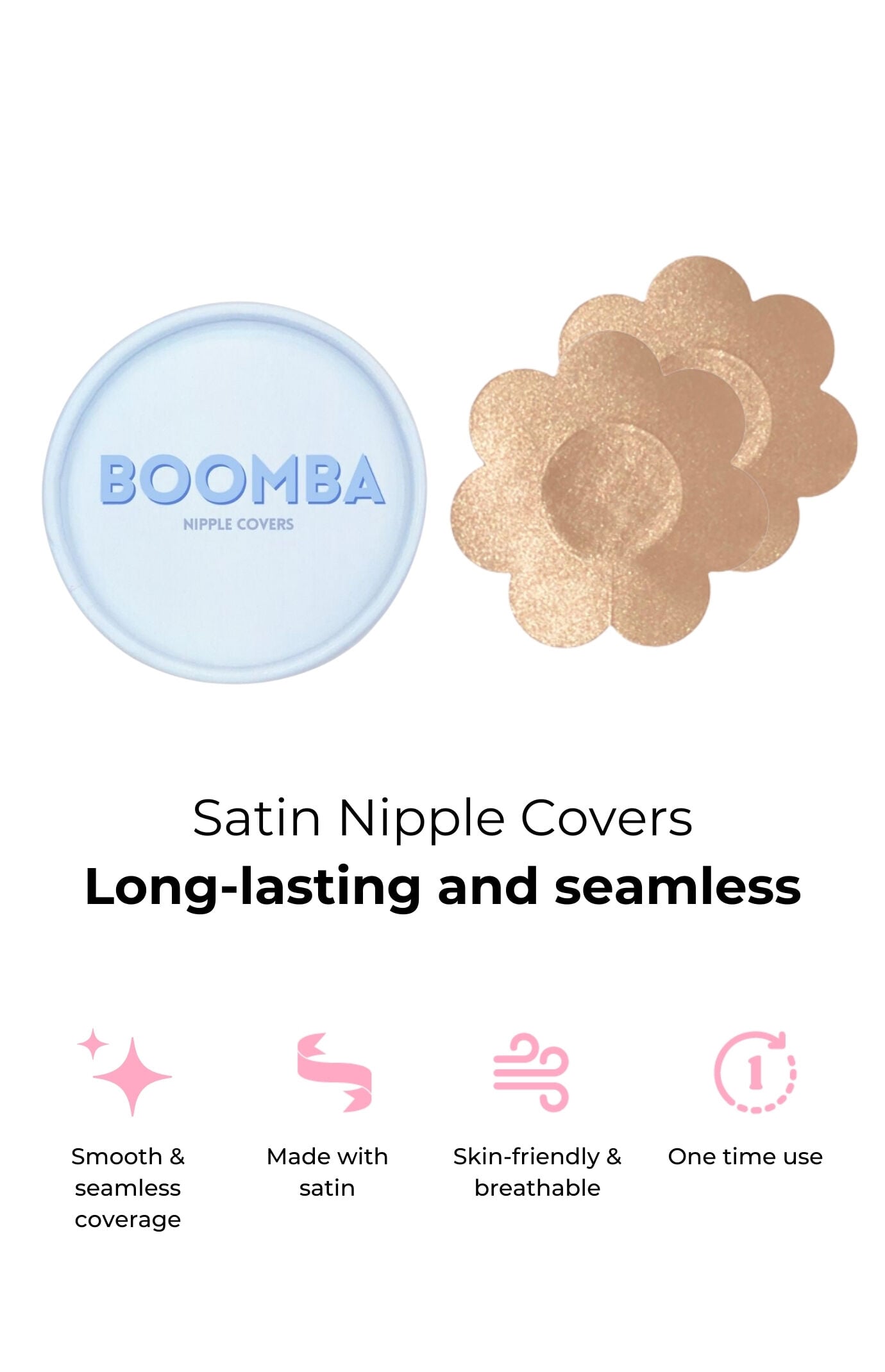 BOOMBA Satin Nipple Covers
