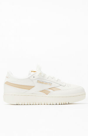 Women's Beige Club C Double Revenge Sneakers image number 1