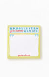 Unsolicited Advice Sticky Notes Unsolicited Advice Sticky Notes image number null