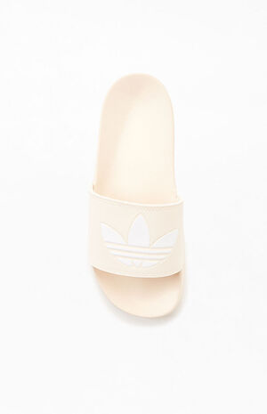 Women's Cream Adilette Lite Slide Sandals image number 5