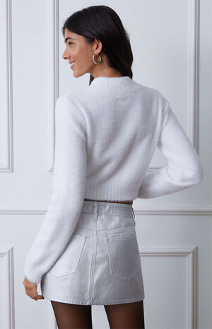 Foil Mid Rise Mini Skirt image number 4