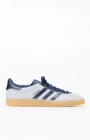 Navy Gazelle Indoor Shoes image number 1