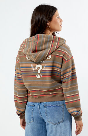 Striped Full Zip Hoodie image number 4
