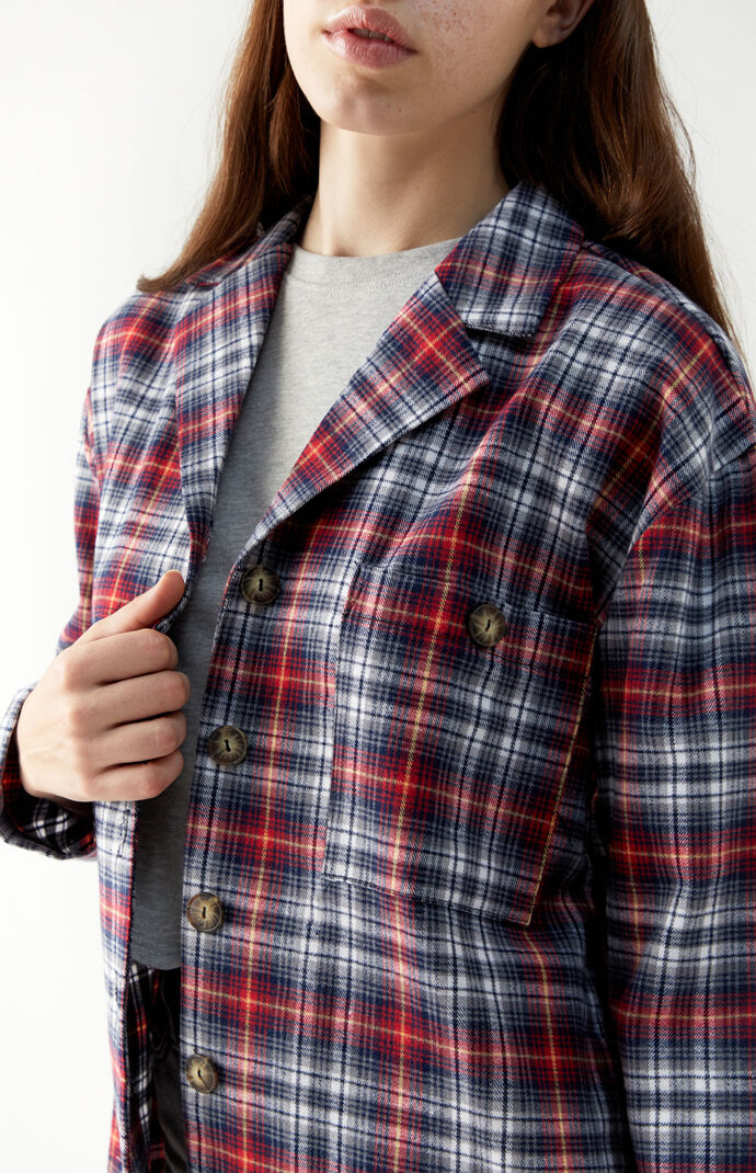 Long Sleeve Boyfriend Flannel Shirt