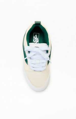 Kids Off White & Green Knu Skool Shoes image number 5