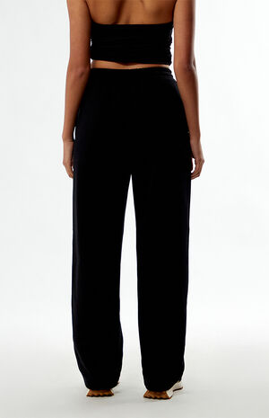 Solid Color Baggy Sweatpants image number 4