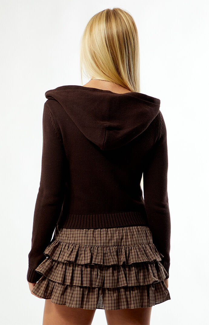 トップス sullen short zip-up knit hoodie Your Favorite Skylar Zip Up Knit Hoodie | PacSun