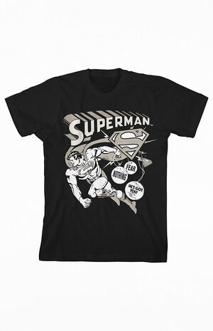 Kids Superman Comic Art T-Shirt image number 1