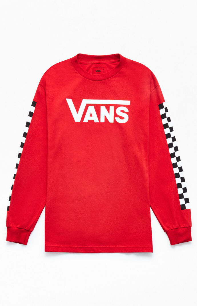 vans red shirt