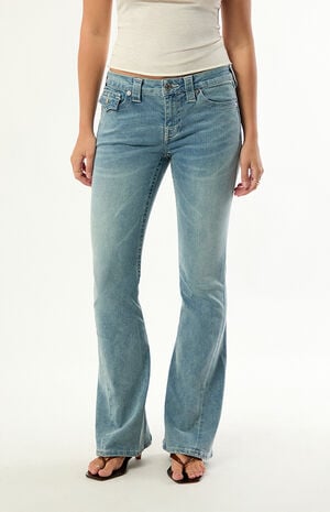 Joey Mid Rise Flap Flare Jeans image number 2
