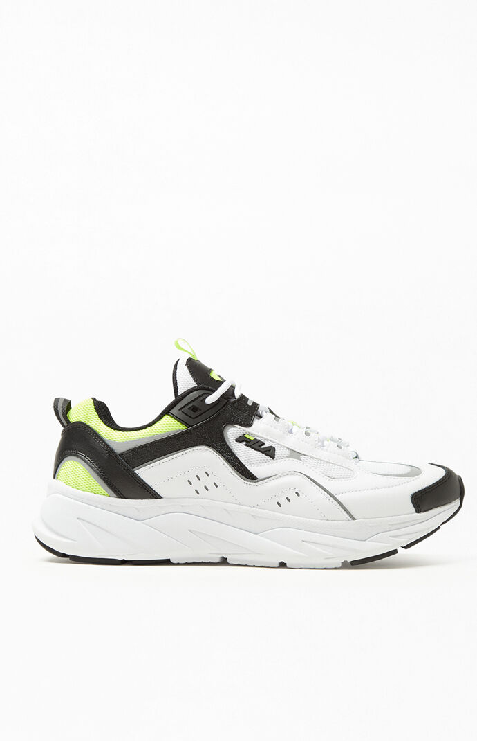 White & Black Trigate Plus Shoes
