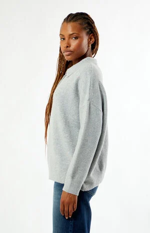 Jesse Knit Polo Sweater image number 3