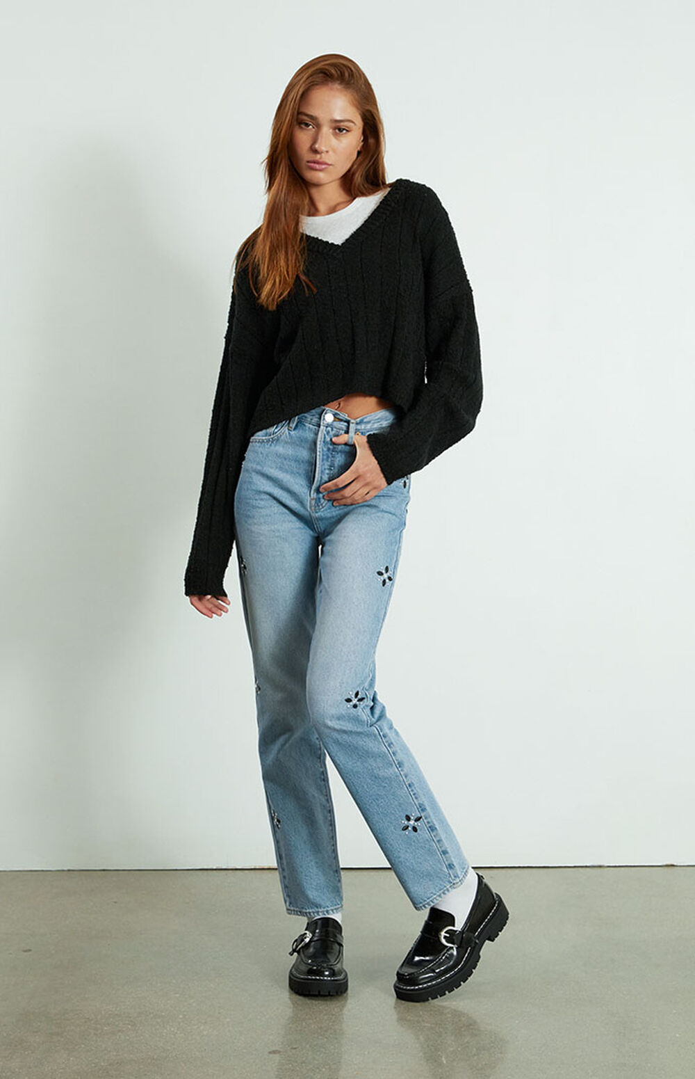 Pacsun Eco Embellished Dad Jeans PacSun