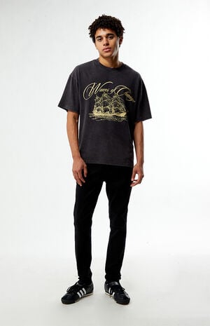 Bryce Stacked Skinny Jeans Stretch Black image number 5