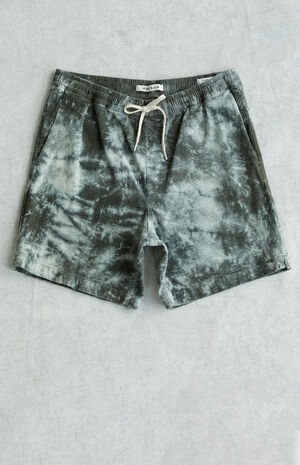 Dawson Tie-Dyed Corduroy Volley Shorts Dawson Tie-Dyed Corduroy Volley Shorts image number null