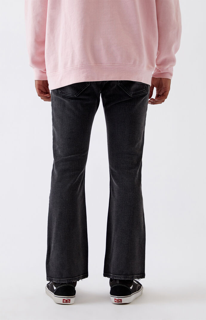 Washed Black Bootcut Jeans