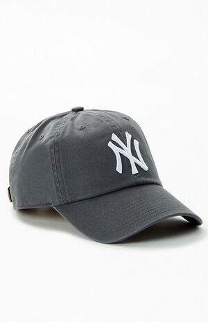 Gray NY Yankees Dad Hat image number 1