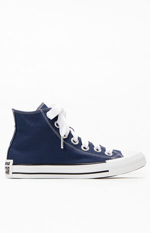 Navy Chuck Taylor All Star High Top Sneakers image number 1