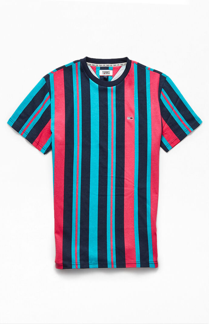 Tommy jeans vertical stripe clearance