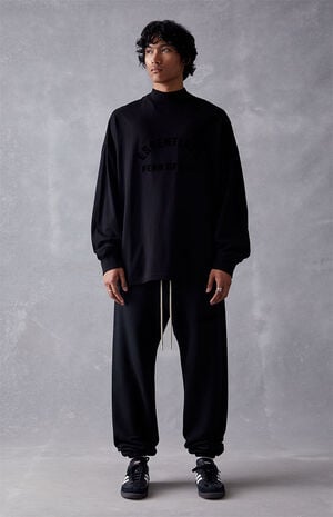 Jet Black Long Sleeve T-Shirt image number 6